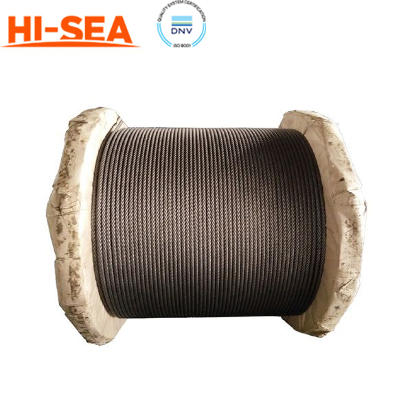 8×65FNS Oiled Round-strand Steel Wire Rope for Excavator   